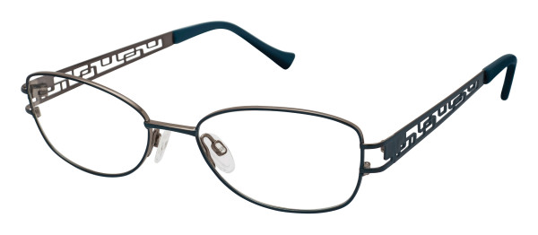 Tura R128 Eyeglasses, Teal (TEA)