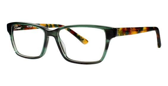 Romeo Gigli RG77029 Eyeglasses, Green Crystal/Green Tort