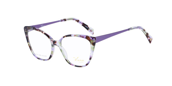 Alpha Viana V-1039 Eyeglasses, C3- demi/ purple