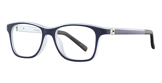 Alpha Viana 2574 Eyeglasses, C1 Blue/White Strip