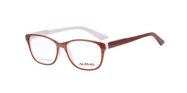 Alpha Viana A-3066 Eyeglasses, C3 - Demi/Brown