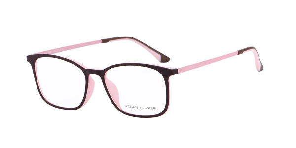 Alpha Viana H-6033 Eyeglasses, C3- brown/ light pink