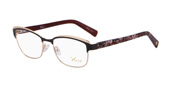 Alpha Viana V-1037 Eyeglasses, C2-brown/ gold