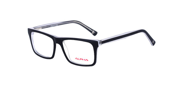Alpha Viana A-3045 Eyeglasses, C1 - Black/Crystal