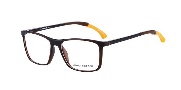 Alpha Viana H-6021 Eyeglasses, C3- m.brown/orange