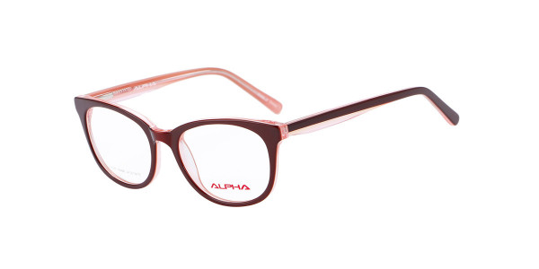 Alpha Viana A-3032 Eyeglasses, C3 - Red/Pink