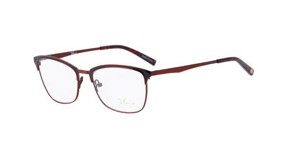 Alpha Viana V-1032 Eyeglasses, C3- black/ burgundy