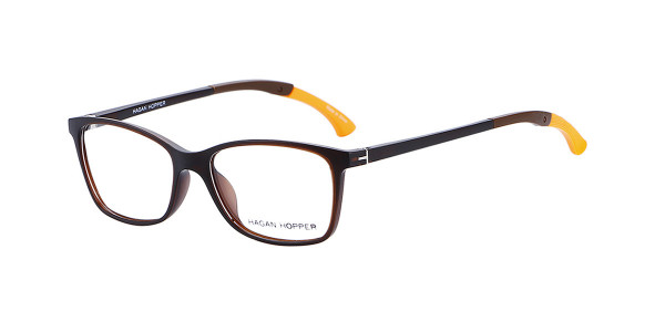 Alpha Viana H-6022 Eyeglasses, C2-m.brown/orange
