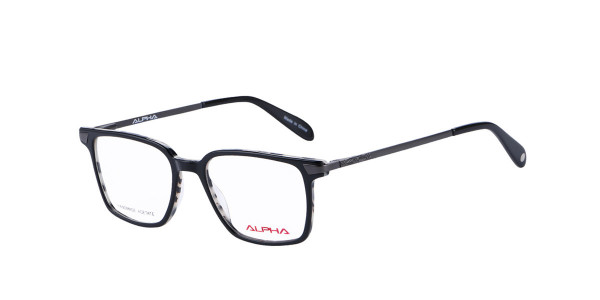 Alpha Viana A-3062 Eyeglasses, C2 - Black/Demi