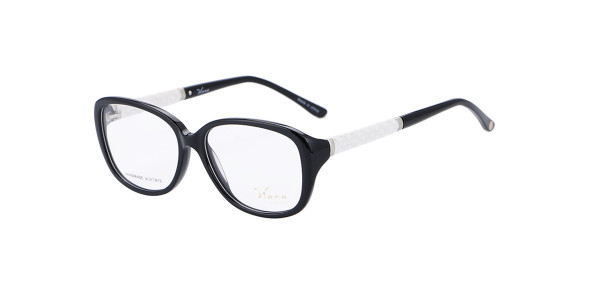 Alpha Viana V-1024 Eyeglasses, C1 - Black/White