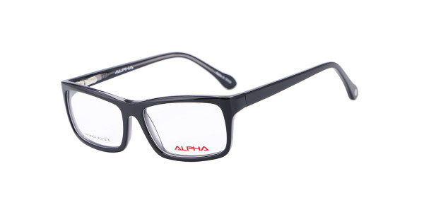 Alpha Viana A-3047 Eyeglasses, C1 - Black