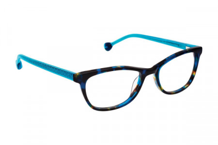 Lisa Loeb SUMMER Eyeglasses, Aqua/Tortoise (C4)
