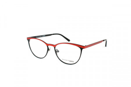 William Morris WM6998 Eyeglasses, Blk/Red (C3)