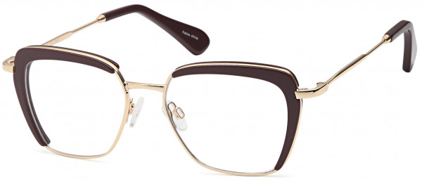 Di Caprio DC325 Eyeglasses, Burgundy