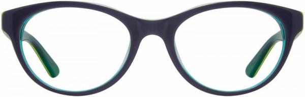 David Benjamin Geek Chic Eyeglasses, 2 - Navy / Green / Yellow