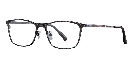 Scott Harris Scott Harris 528 Eyeglasses, 2 Black/Orchid