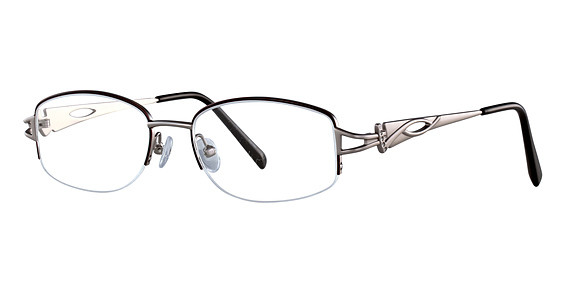 Cote D'Azur CDA 252 Eyeglasses, 3 Maroon/Gunmetal
