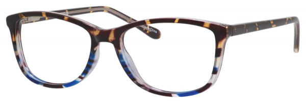 Enhance EN4047 Eyeglasses, Tortoise/Blue Mix