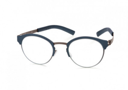 ic! berlin Uptown Eyeglasses, Graphite-Brutal-Blue