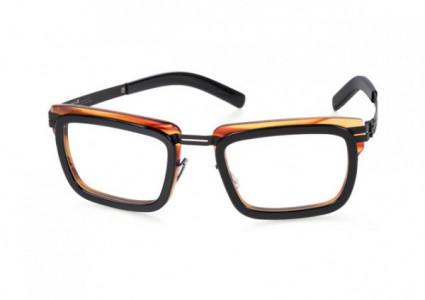 ic! berlin VegeTarian 3 Eyeglasses, Black-E