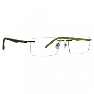 Totally Rimless TR 264 Tempo Eyeglasses, Green