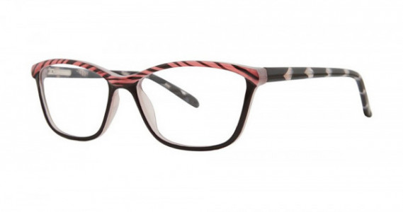 Modern Optical PAUSE Eyeglasses, Black/Rose
