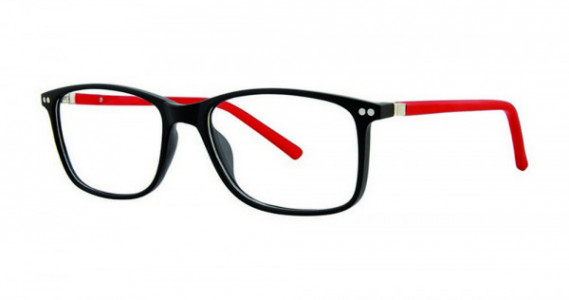 Modern Times PORTAL Eyeglasses, Black/Red