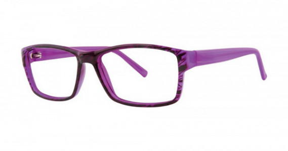 Modern Optical SOURCE Eyeglasses, Black/Purple