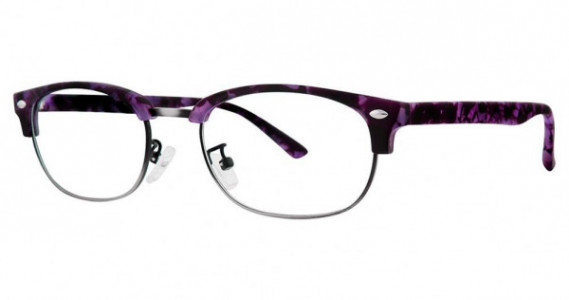 Genevieve Hayden Eyeglasses, purple demi matte