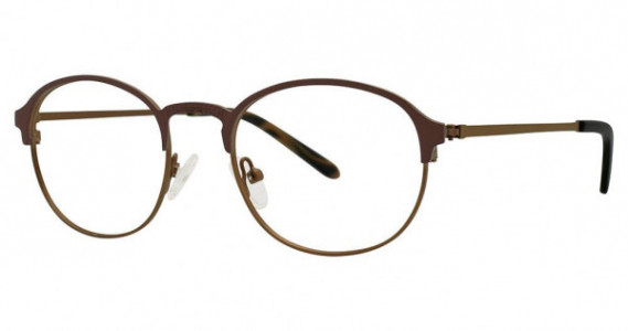 U Rock Entourage Eyeglasses, matte brown/antique gold