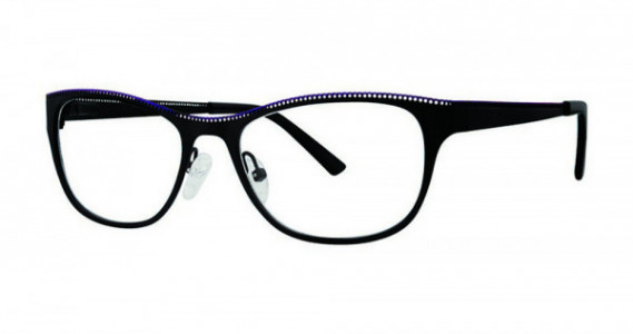 Modern Art A391 Eyeglasses, Matte Black/Purple