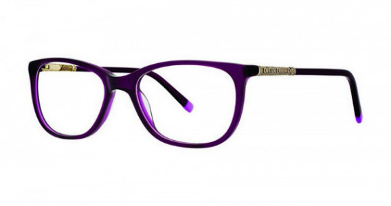 Genevieve ADVANCE Eyeglasses, Purple/Gold