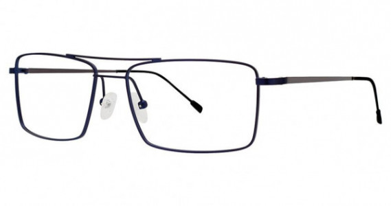 Modern Times Mariner Eyeglasses, matte navy/gunmetal