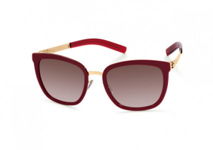 ic! berlin Maira B. Sunglasses, Rosé-Gold-Very-Berry