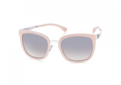 ic! berlin Maira B. Sunglasses, Fashion-Silver-Flamingo-Milky