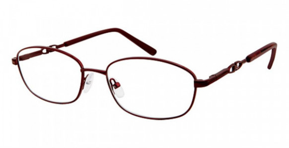 Caravaggio C122 Eyeglasses, Burgundy