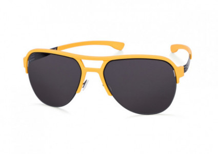 ic! berlin Pulse Sunglasses, Black-Yellow