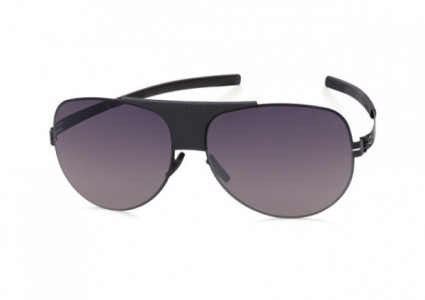 ic! berlin Roadster Sunglasses, Black² / Black to Grey Polarized