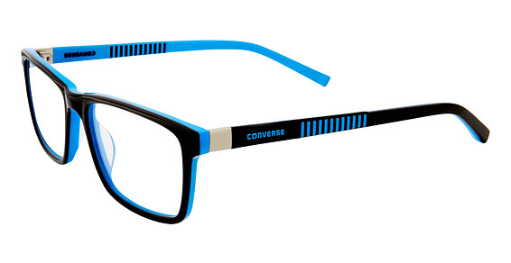 Converse Q312 Eyeglasses, Black/Blue