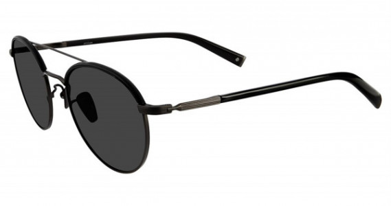 John Varvatos V518 Sunglasses, Black/Gunmettal