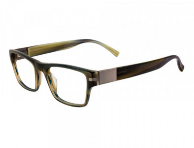 Club Level Designs CLD9234 Eyeglasses, C-2 Olive Horn
