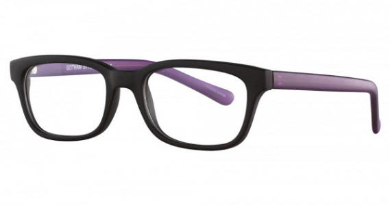 Smilen Eyewear 227 Eyeglasses, Matte Black/Purple