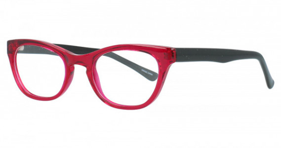 Smilen Eyewear 3067 Eyeglasses, Red/Black