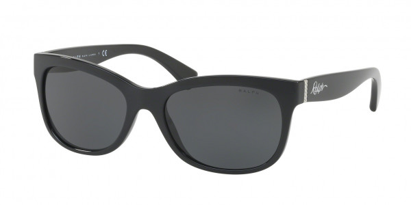 Ralph RA5233 Sunglasses, 137787 BLACK (BLACK)