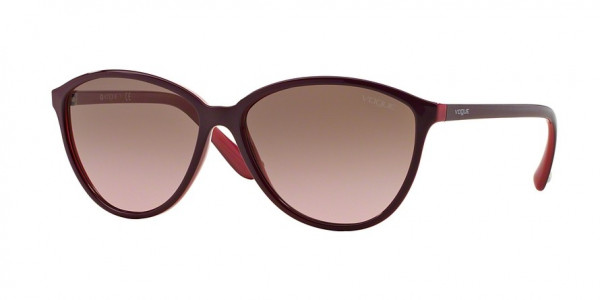 Vogue VO2940SM Sunglasses, 229514 TOP PURPLE/OPAL PINK (PURPLE/REDDISH)
