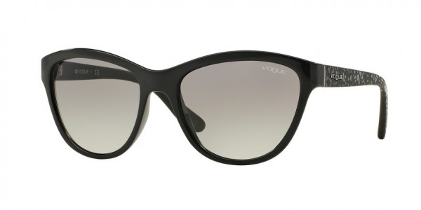 Vogue VO2993SF Sunglasses, W44/11 BLACK (BLACK)