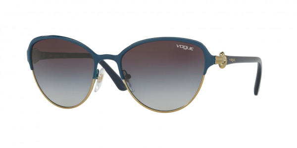 Vogue VO4012S Sunglasses, 50068G BLUE/PALE GOLD (BLUE)