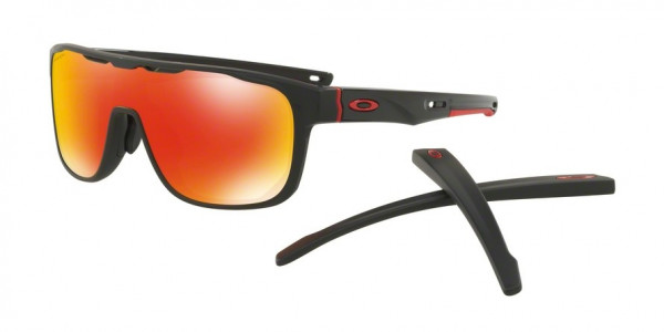 Oakley OO9390 CROSSRANGE SHIELD (A) Sunglasses, 939003 MATTE BLACK (BLACK)