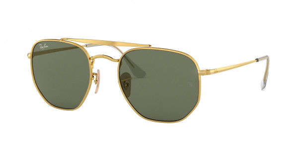 Ray-Ban RB3648 THE MARSHAL Sunglasses, 001 THE MARSHAL ARISTA G-15 GREEN (GOLD)