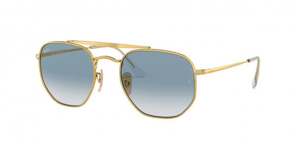 Ray-Ban RB3648 THE MARSHAL Sunglasses, 001/3F THE MARSHAL ARISTA CLEAR GRADI (GOLD)